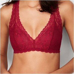 Victoria’s Secret lace plunge Racerback bralette